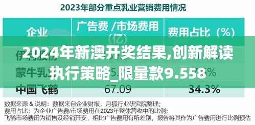 2024年新澳开奖结果,创新解读执行策略_限量款9.558