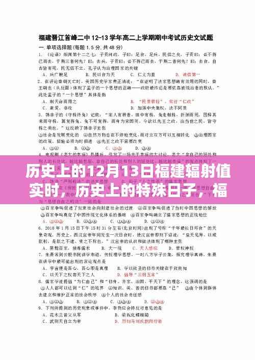 历史上的特殊日子回顾,福建辐射值实时变化及其影响