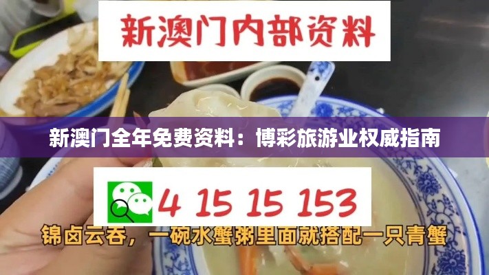 新澳门全年免费资料:博彩旅游业权威指南