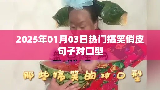 2025年爆笑俏皮句子,对口型让你笑不停